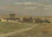 View of Baalbek Jean Leon Gerome